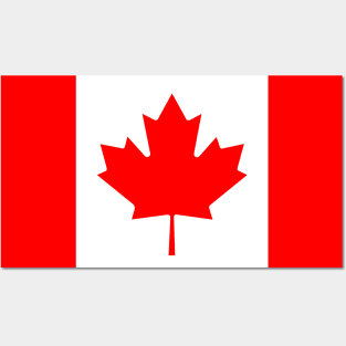Canada flag Posters and Art